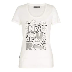 Icebreaker W TECH LITE SS SCOOP NATURE Damen - T-Shirt