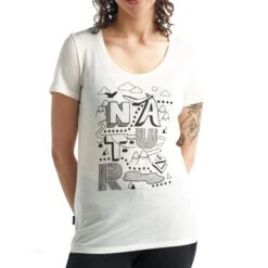 Icebreaker W TECH LITE SS SCOOP NATURE Damen - T-Shirt -Icebreaker Verkäufe 5637958104 d w tech lite ss scoop nature icebreaker 24