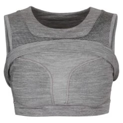 Icebreaker WOMEN ZONEKNIT CROPPED BRA-TANK GEODETIC Damen - Sport BH -Icebreaker Verkäufe 5638008814 c women zoneknit cropped bratank geodetic icebreaker 24