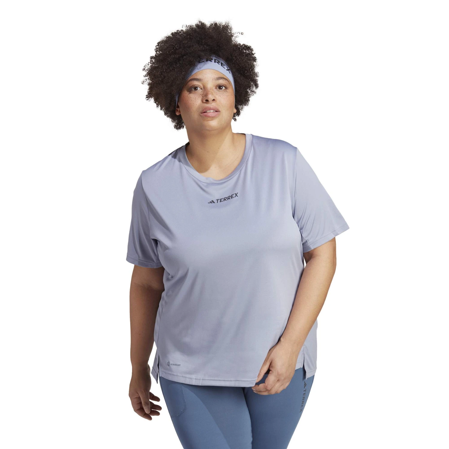 ADIDAS W TERREX MULTI TEE PLUS SIZE Damen - Funktionsshirt – Bild 3